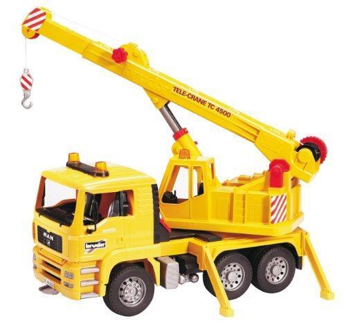 bruder toys man crane truck