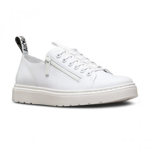 dr martens dante white zip