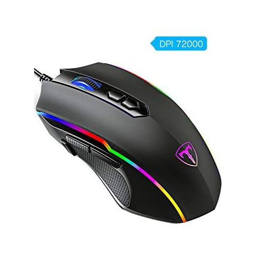 Qoo10 Qtuo Gaming Mouse Optical Usb Wired Mouse 16 8 Million Color Rgb Light Computer Game