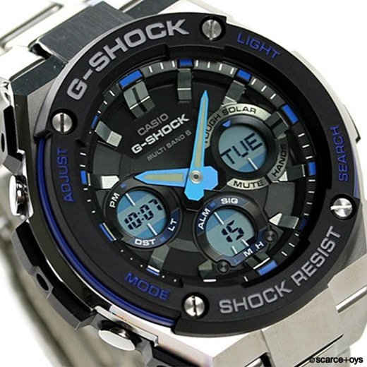 Qoo10 G Shock G Steel Men S Watch Gst S100d 1a2dr Casio G Shock Black Watch Jewelry