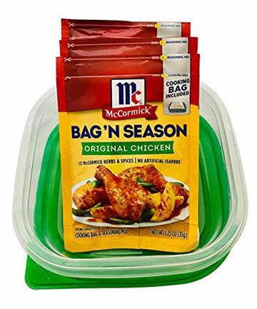 McCormick Bag 'n Season Original Chicken Cooking Bag & Seasoning Mix, 1.25  oz (Pack of 6)