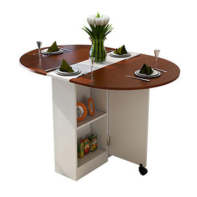 Dual Maison Folding Table Set (1+4) - Rounded