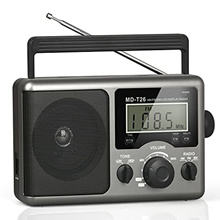 J-160 Retro Bluetooth AM FM SW Radio, J-288 Portable AM FM Bluetooth Stereo  Radio with SD Card USB Drive Aux-in MP3 Player, Rechargeable Battery