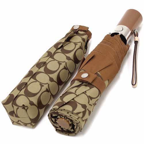 Qoo10 - Coach umbrella COACH outlet signature print umbrella / folding  umbrell... : Bag & Wallet