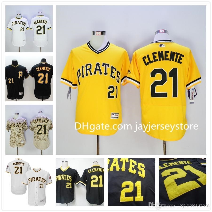 roberto clemente yellow jersey