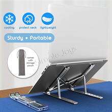 Aluminium Foldable Laptop Stand Lightweight And Portable Tablet Notebook Riser