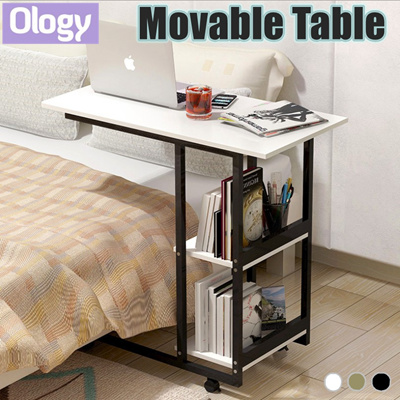 Ology Warehouse Movable Laptop Bedside Table Space Saving