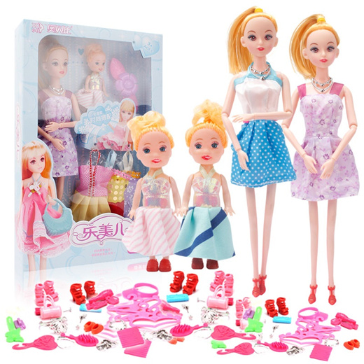 princess barbie dolls set