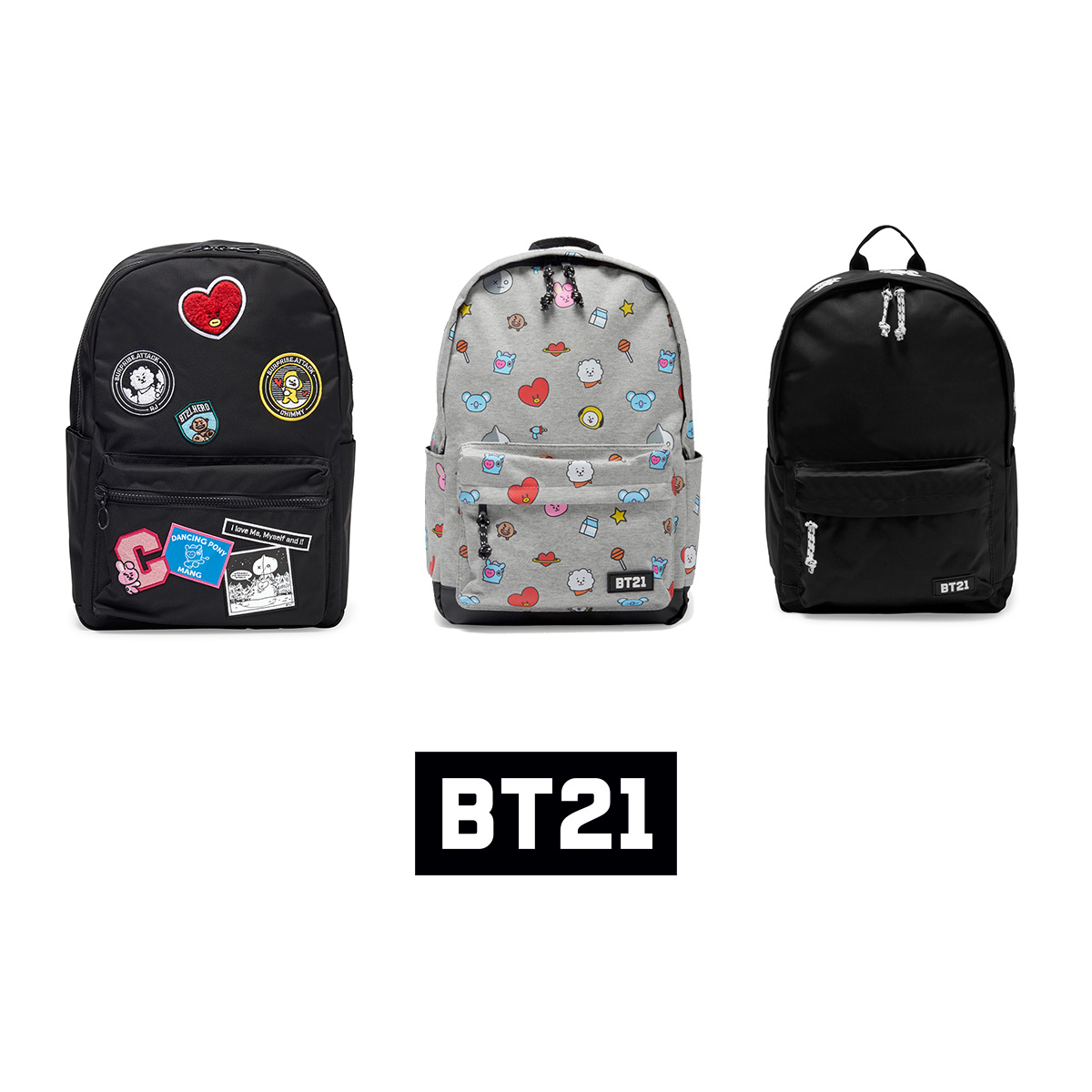 line friends bt21 backpack