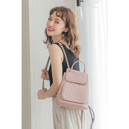 Qoo10 Robinmay Mika Bell Backpack 蜜卡貝兒後背包 Bag Wallet