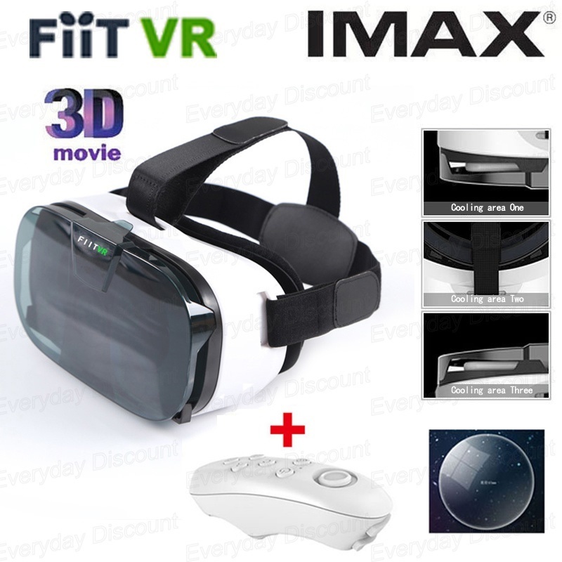 Qoo10 New Fiit Vr 2n Google Cardboard Version Virtual Reality 3d Glasses Hd Computer Game