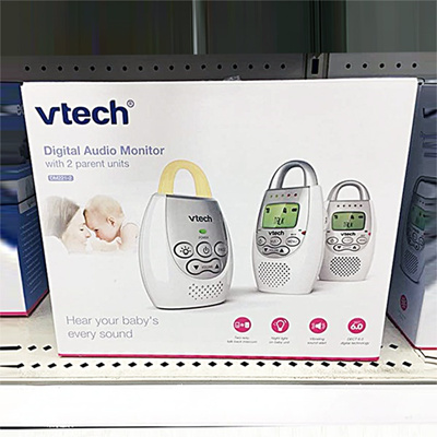 vtech digital audio monitor with 2 parent units