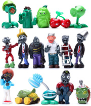  Maikerry Plants and Zombies Figurines 12pcs PVZ Action Figures  Set Game Great Birthday Gifts for Boys and Girls -with Waterproof  Battlefield Map : Toys & Games