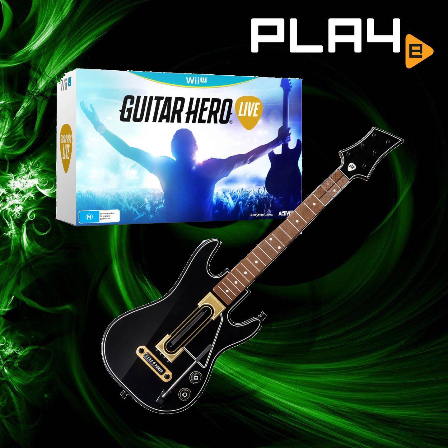 Qoo10 Wii U Guitar Hero Live Bundle Computer Game