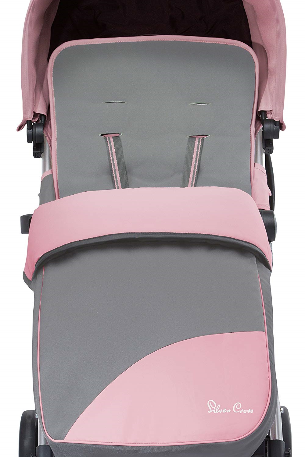 silver cross pop stroller footmuff vintage pink
