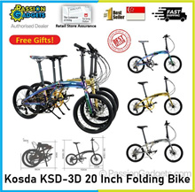 KOSDA Dolphin 20inch 10 Speed Foldable Bike Electroplating Bicycle KSD-5 10speed 10S Oil Slick Gold