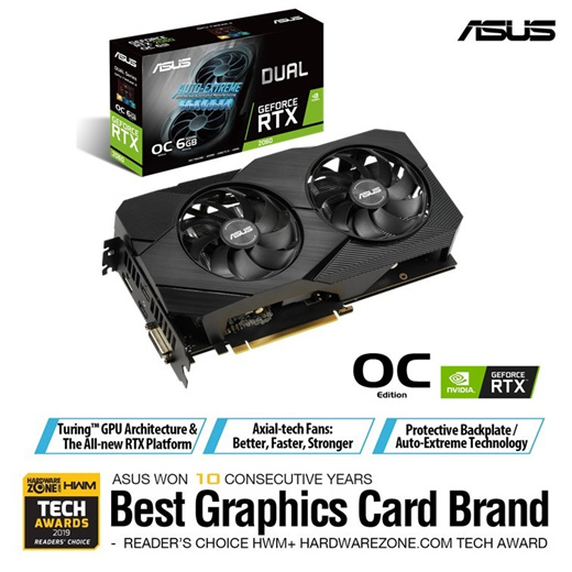 Qoo10 Asus Dual Rtx60 O6g Evo Dual Geforce Rtx 60 Oc Edition Evo 6gb Gdd Computer Game