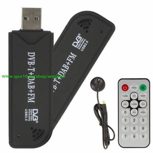 Qoo Rtl Sdr Fm Dab Dvb T Usb Mini Digital Tv Stick Dvbt Dongle Sdr Tv