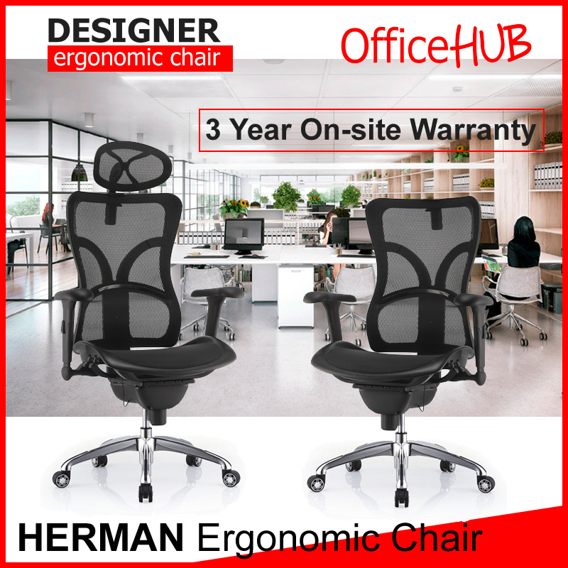 Qoo10 Ergonomic Office Chair Herman High Back Mid Back Mesh Gaming Furniture Deco