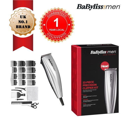 babyliss 7432u mens 22 piece mains operated hair clipper kit brand new