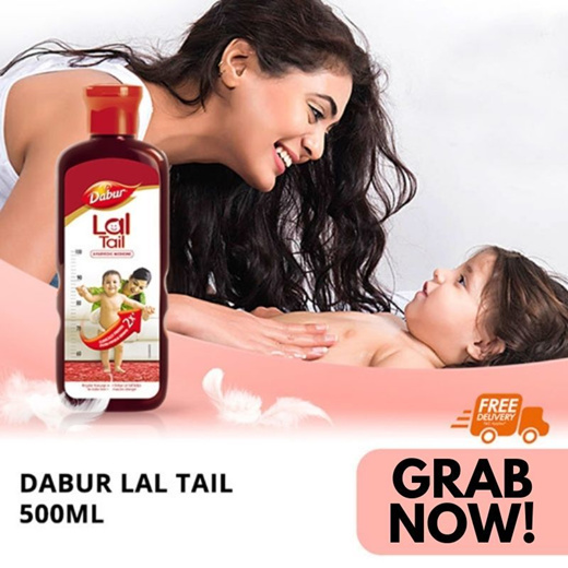 Qoo10 - Dabur Lal Tail 500ml – Ayurvedic Baby Oil 500 ml : Baby & Maternity