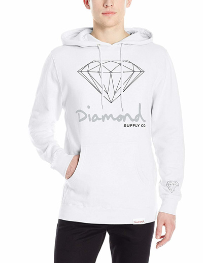 Diamond Supply Co Mens Brilliant Pullover Hoodie