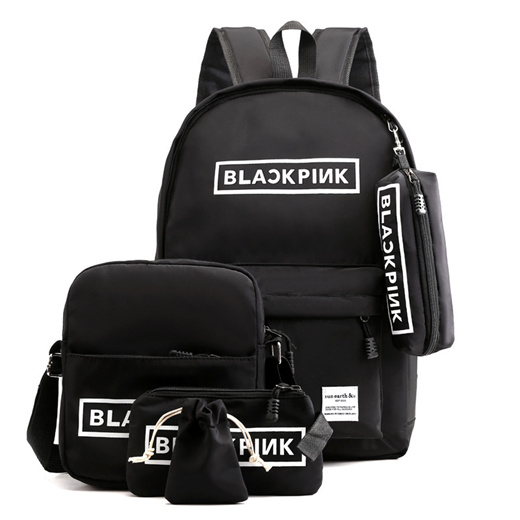 All black clearance pink backpack