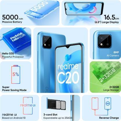 realme c20 battery model