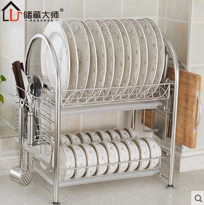 Qoo10 Shuai Shi 304 Stainless Steel Dish Rack Drain Wash Basket