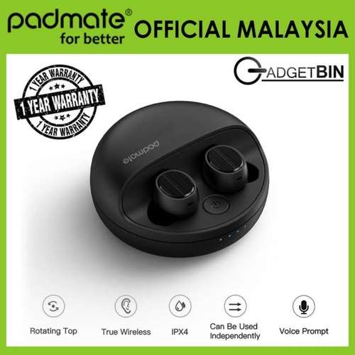 RM 277.29 21 OFFICIAL PADMATE MALAYSIA Padmate X12 Wireless Earbuds Bluetooth 4.2 Padmate True Wireless Stereo