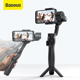 Baseus Bluetooth Selfie Stick 3-Axis Handheld Gimbal Stabilizer Outdoor Holder