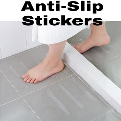 Thingswelove 5 Pcs Bathroom Anti Slip Skid Sticker Grip Tape