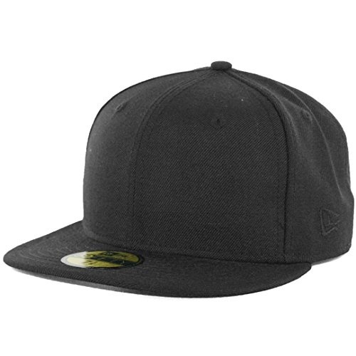 plain black baseball cap fitted