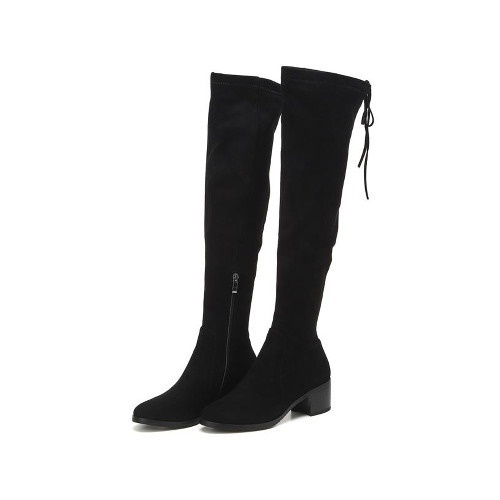 Leia Knee High Boots FPSO9F136BK/AUTH 