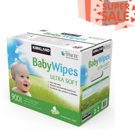 Qoo10 - Kirkland Signature Baby Wipes 100 Sheets 9 Packs : Baby & Maternity