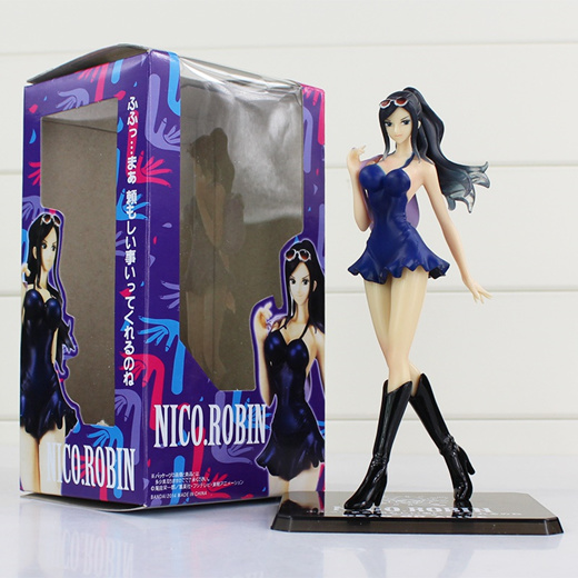 Qoo10 17cm One Piece Nico Robin Figure Toy Robin Beauty With Backpack Anime Toys