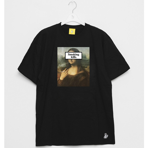 Qoo10 Japanese Tide Brand Fr2 Rabbit Smoking Kills Photo Tee Mona Lisa Shor Men S Clothing