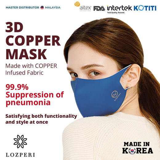 3d copper mask korea