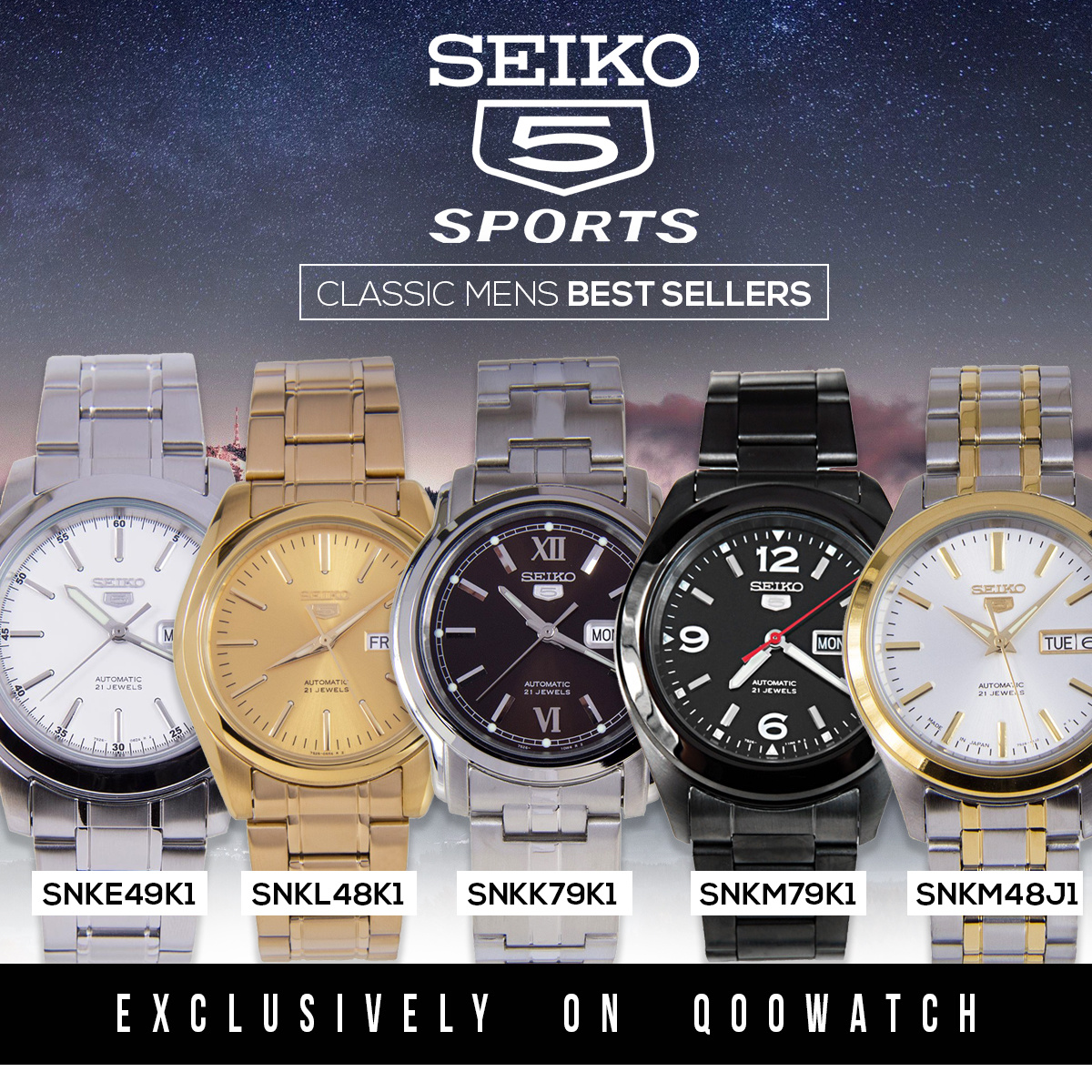 seiko casual watch