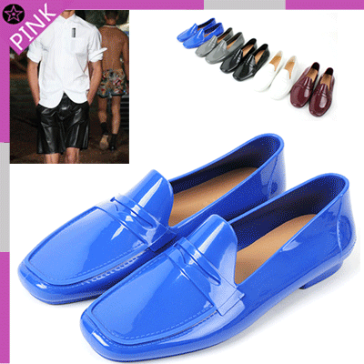 jelly loafers