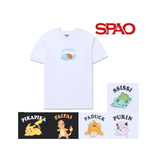 Qoo10 Spao Pokemon Tee Women S Clothing