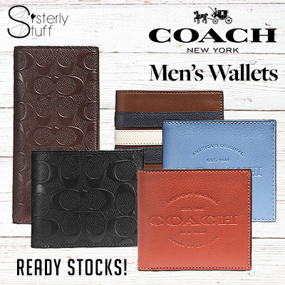 authentic coach wallet