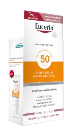 eucerin sun double whitening serum spf50 