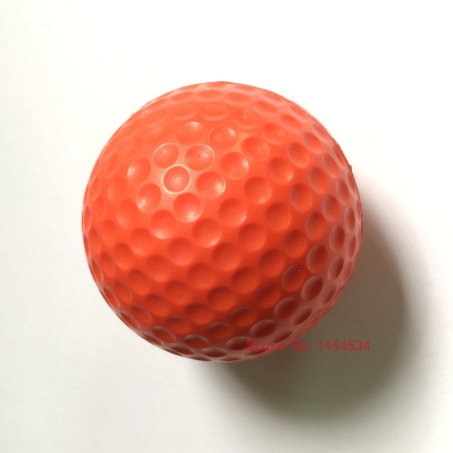 Qoo10 - Elastic Indoor Golf Soft Game Ball Yellow Golf PU Ball Training ...