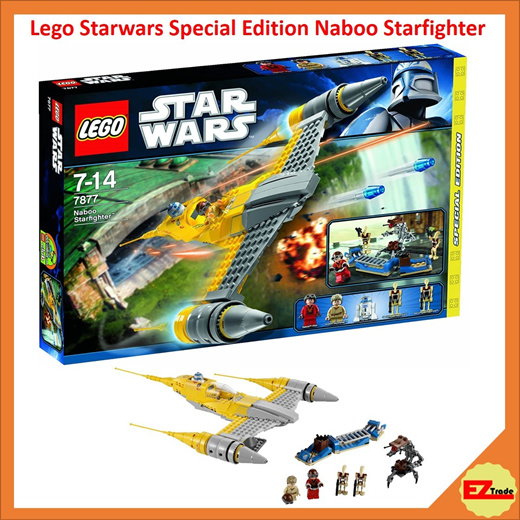 Qoo10 - LEGO Wars Exclusive Special Edition Set Naboo Starfighter 7877 : Toys