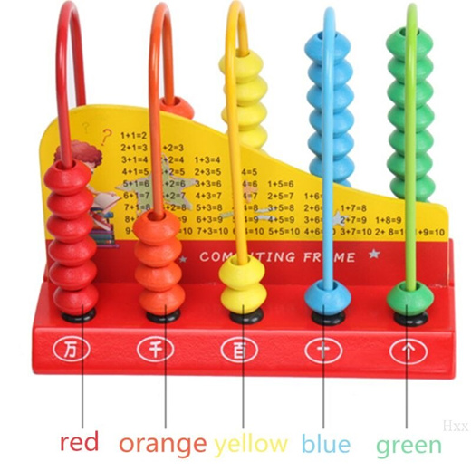 wooden maths toys