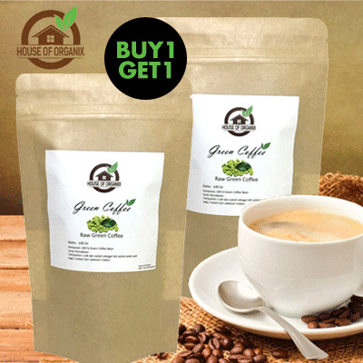 Buy 1 Get 1  100 Gram Green Coffee Kopi Hijau 100 % Alami (Ground)
