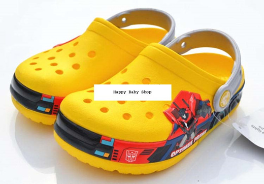 Qoo10 - Crocs Transformer Optimus Prime Sandals (Only Size J2 Yellow LEFT!)  : Kids Fashion