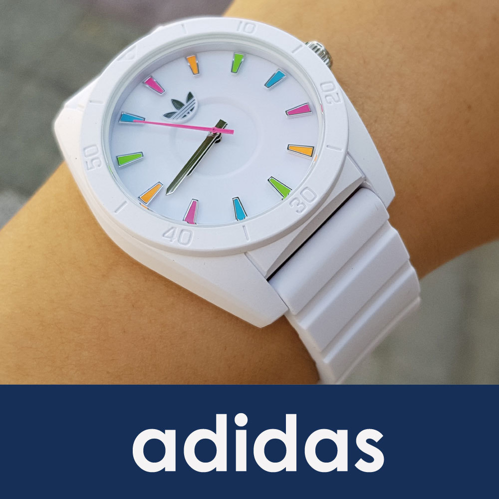 adidas white watch
