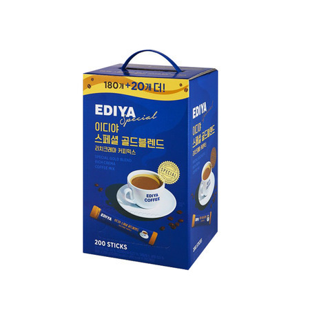 Qoo10 - Ediya Special Gold Blend Rich Crema Coffee Mix 200T : Drinks